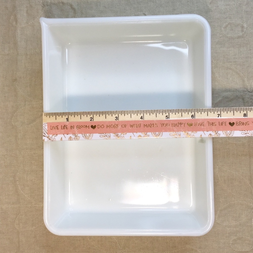 Vintage Milk Glass Photo Developing Tray Burke & James - Picture 3 of 12